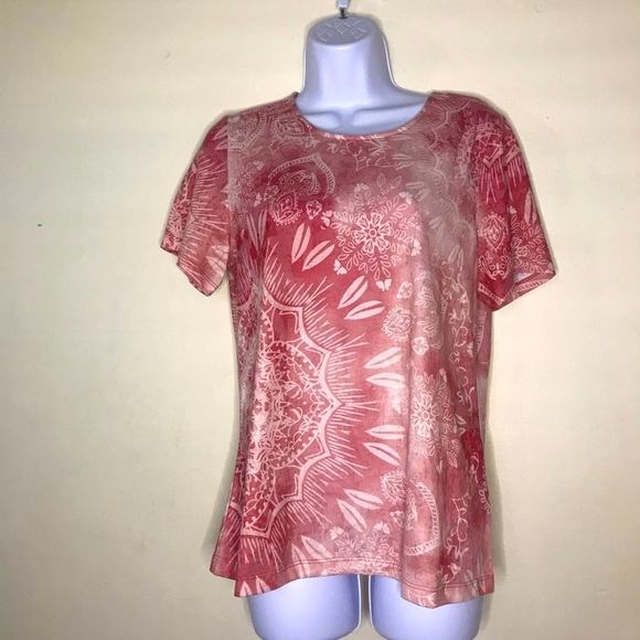 Christopher & Banks Medallion Burnout Tee - Picture 13 of 16